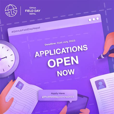 Ready, Set, Apply! Applications... - GitHub Field Day Nepal