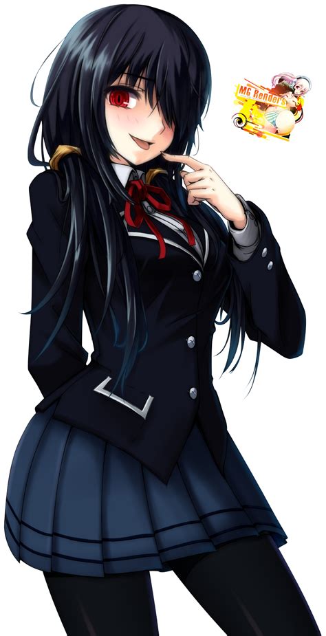 Date A Live Tokisaki Kurumi Render Anime PNG Image Without Background