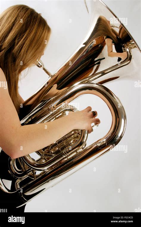 Female Tuba Player Hi Res Stock Photography And Images Alamy