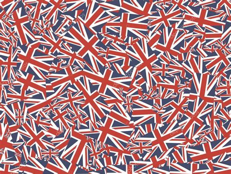 Clipart British Flags Union Jack Flag Wallpaper — Stock Vector