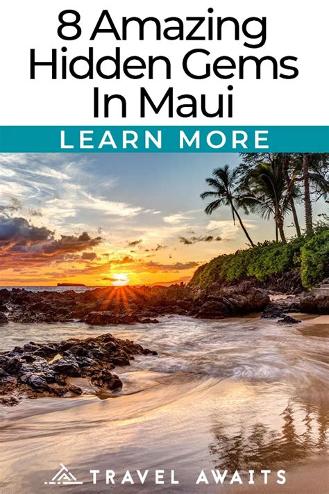 8 Amazing Hidden Gems In Maui Maui Travel Trip To Maui Maui Vacation