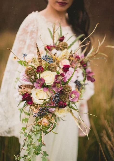 Picture Of Dreamy And Relaxed Boho Wedding Bouquets 19