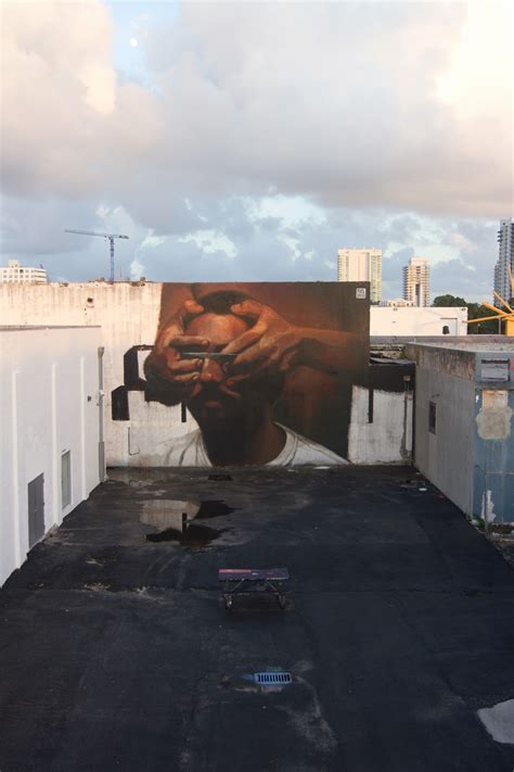 Axel Void “knife” New Mural Miami Usa Streetartnews