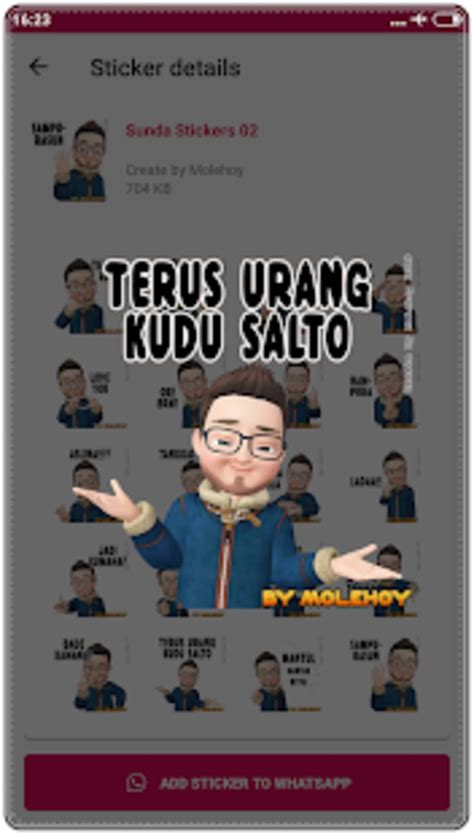 However, but we can still install whatsapp v2.12.360 on your android device. Download Stiker Lucu Sunda - Vina Gambar