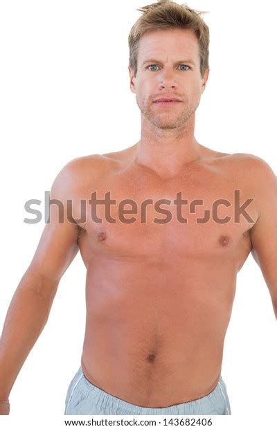 Shirtless Man Gesturing Front Camera On Stock Photo Shutterstock