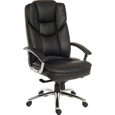 bromley luxury italian leather office chair black home