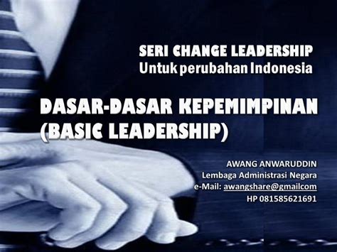 Pdf Dasar Dasar Kepemimpinan Basic Leadership Dokumentips