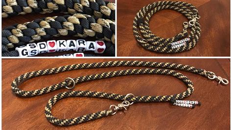 Check out this video to find out. How to make a Paracord Dog Leash round shape video 7 in 1 DIY versatile durable solid strong ...