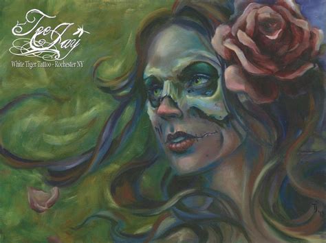 Gypsy Skull Lady By Tee Jay TattooNOW