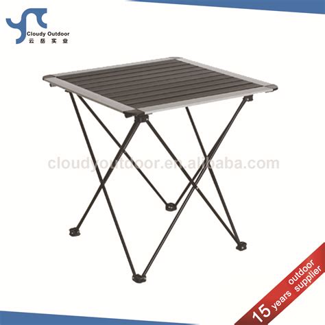 Roll Up Top Small Camping Aluminum Diy Folding Table Buy