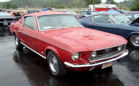 Candy Apple Red 1968 Ford Mustang Gt Fastback