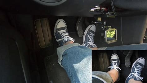 Pedal Pumping 95 Driving Vw Up With Converse Chucks Sneakers