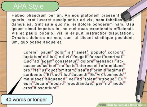 Block quotes apa style example. 3 Ways to Format a Block Quote - wikiHow