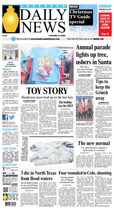 Henderson Daily News (Henderson, Tex.), Vol. 86, No. 216, Ed. 1 Sunday