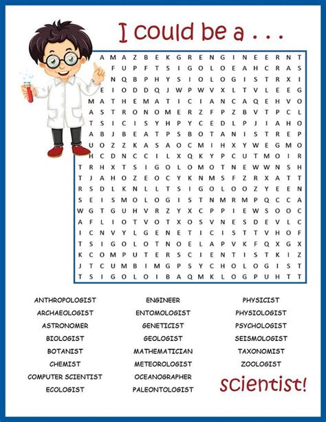 Job Word Search Printable Activity Shelter