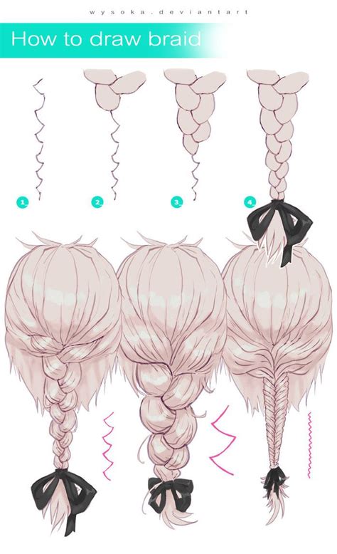 How To Draw Braid By Wysoka On Deviantart Drawings How To Draw Braids Art Tutorials