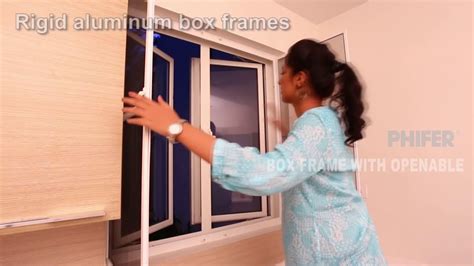 Box Frame With Openable Mosquito Net For Windows From Phifer Youtube