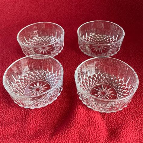 Arcoroc Dining Arcoroc France Pc Bowl Star Crystal Glass Poshmark