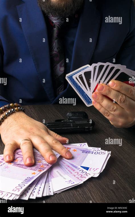 Man In Men S Suits Bribe And Corruption With Euro Banknotes Stock Photo Alamy