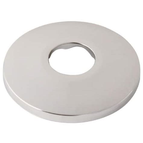 Oatey 12 In Escutcheon Plate Iron Pipe Size Flange In Chrome Plated Steel Hdc75c The Home Depot