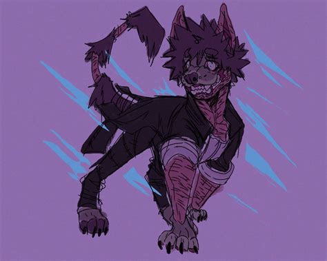 Dabi Wolf But Fullbody By Sunsetpanther On Deviantart