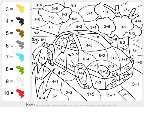 Coloring Activity For Grade 2 - Coloring Page