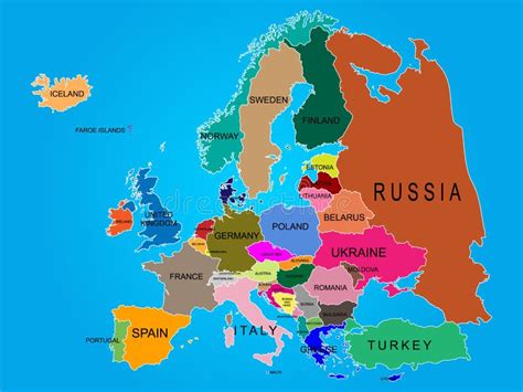 Map Of Europe 💖modern Map Of Europe
