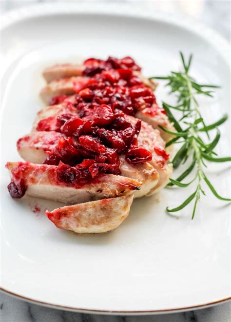 baked turkey tenderloin with cranberry glaze savoring italy