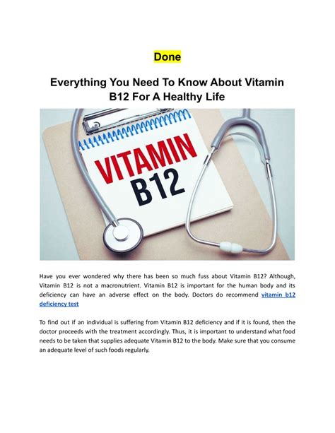 Ppt Everything You Need To Know About Vitamin B12 For A Healthy Life