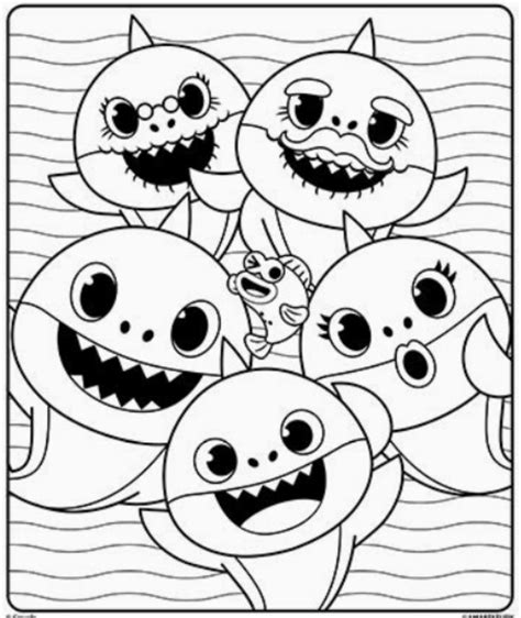 Incredible Baby Shark Coloring Pages Super Simple Ideas My Reff