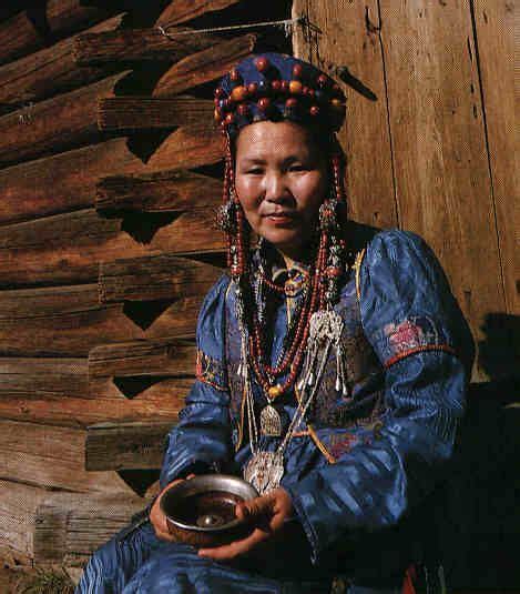 Buryat Traditional Costume Mongolia Mongolian People Native People