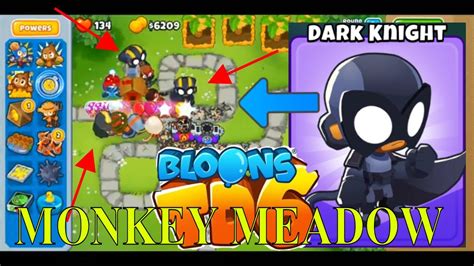 Bloons Td 6 Monkey Meadow Map On Medium Btd6 Gameplay Walkthrough Youtube