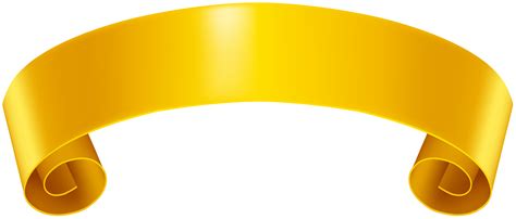 Yellow Banner Png Free Logo Image