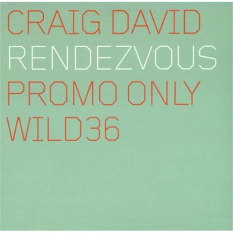 Craig David Rendezvous Uk Promo Cd Single Cd5 5 179465