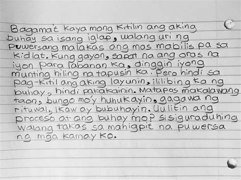[Tagalog Challenge] *Hard* See if you can translate this from tagalog 