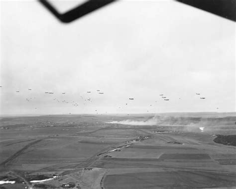 Briealf Germany C 47s Of The 101st Airborne Division Drop Supplies