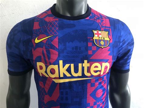 Player Version 2122 Barcelona Ucl Home Soccer Jersey Mens Cheap