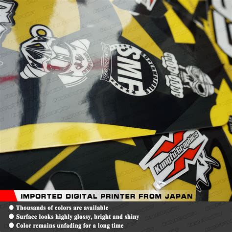 Kungfu Graphics Motocross Racing Motorcycle Decals Dirt Bike Sticker