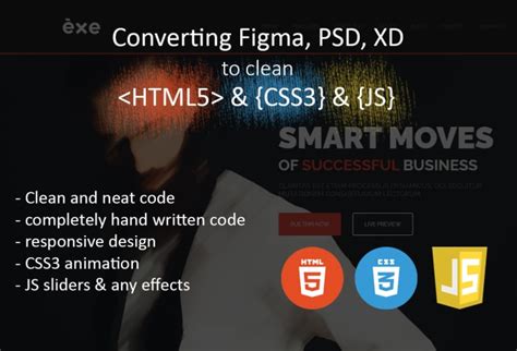 Convert Figma Psd Xd To Responsive Html Css Page Or Landing By Drake If Fiverr