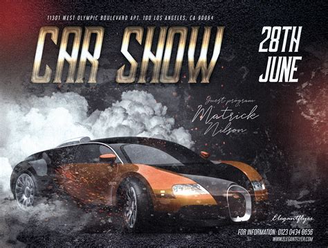 Car Show Psd Flyer Template By Yulia On Dribbble