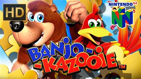 Banjo Kazooie Hd Upscale N64 Intro Themecutscene Youtube