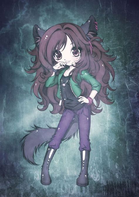 Anime Wolf Girl Anime Wolf Girl By Nickythepeanut