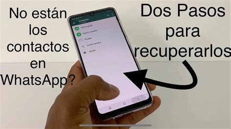 ¿cómo Recuperar Contactos Borrados En Whatsapp Haras Dadinco