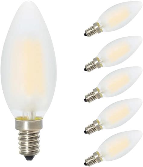 Dimmable Led E14 Small Edison Screw Candle Light Bulb Filament Bulbs