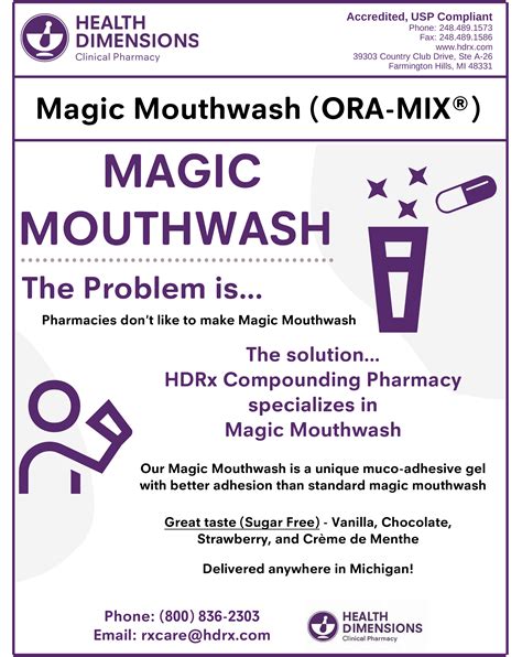 Innovations In Magic Mouthwash Improving Patient Care With HDRX