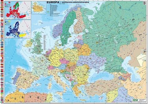 Mapa Polityczna Europy I Podział Administracyjny Polski 56 OFF
