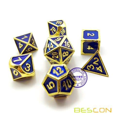 Buy Bescon Deluxe Golden And Blue Enamel Solid Metal