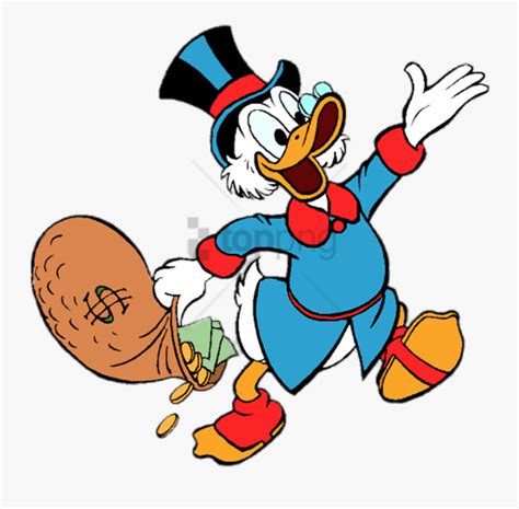 Download Ducktales Scrooge Mcduck Holding Money Bag Scrooge Mcduck