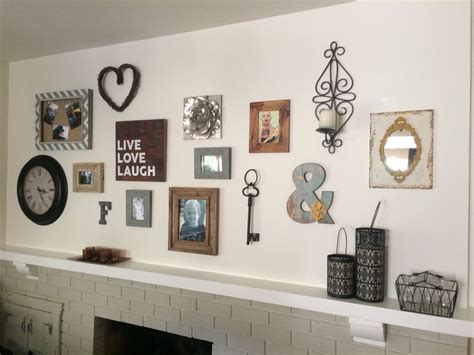 Gallery Wall above fireplace | Gallery wall, Wall, Decor