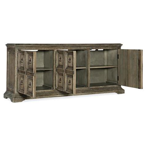 Grant Rustic Lodge Brown Wood Media Cabinet Kathy Kuo Home